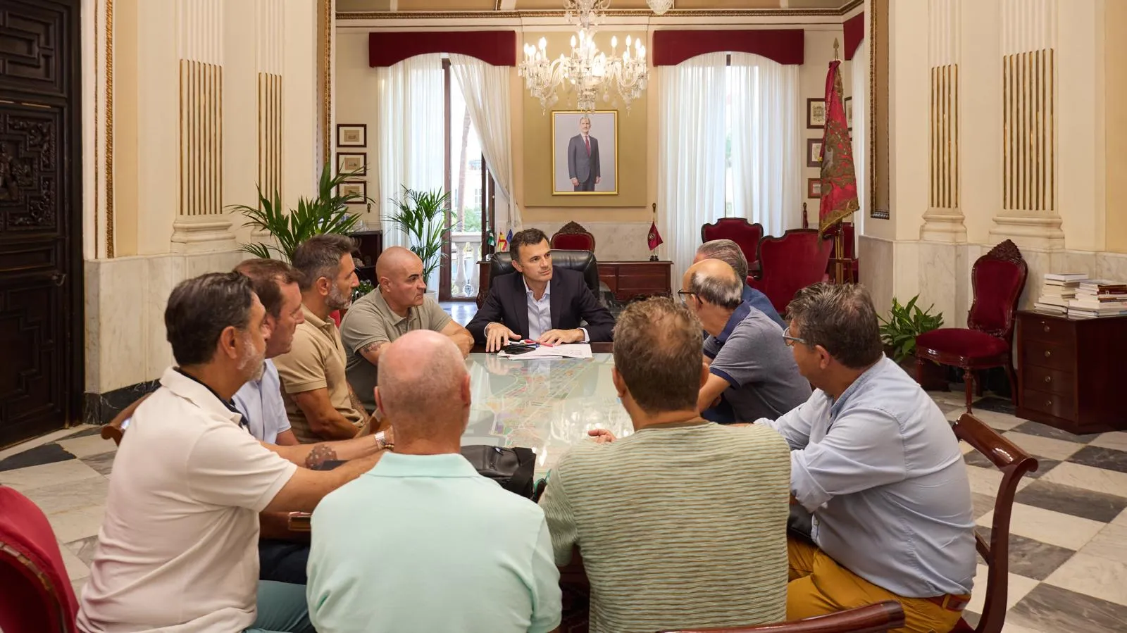 Un momento de la reunión