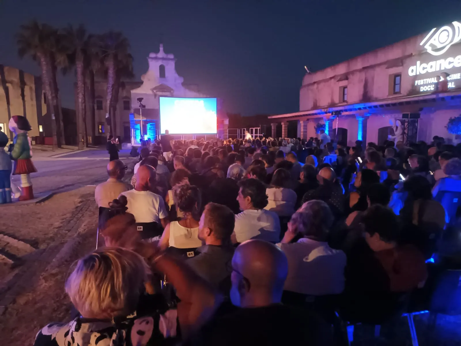 El recinto patrimonial se llenó el pasado lunes para el ciclo Cortos a la Fresquita