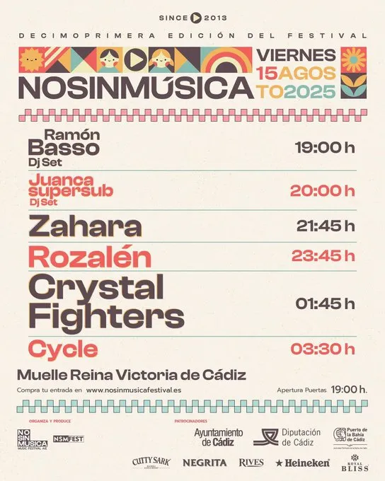 Cartel del Festival No sin Música