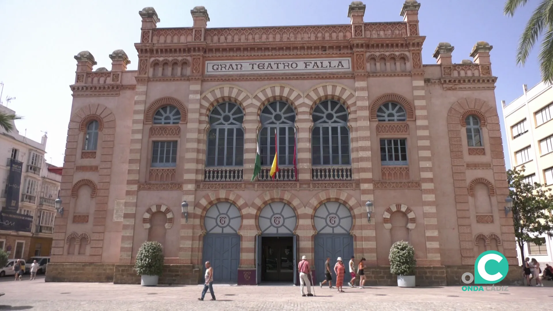 Imagen exterior del edficio en la plaza Fragela