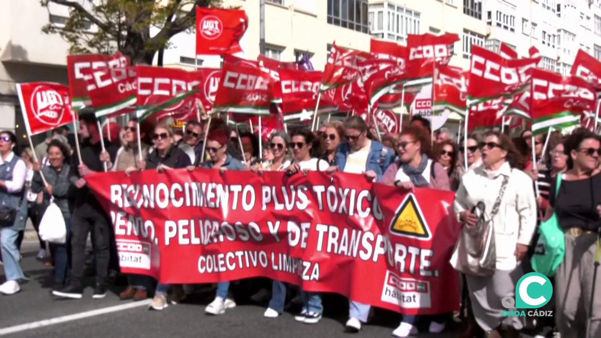 Reciente movilización del sector en la capital gaditana