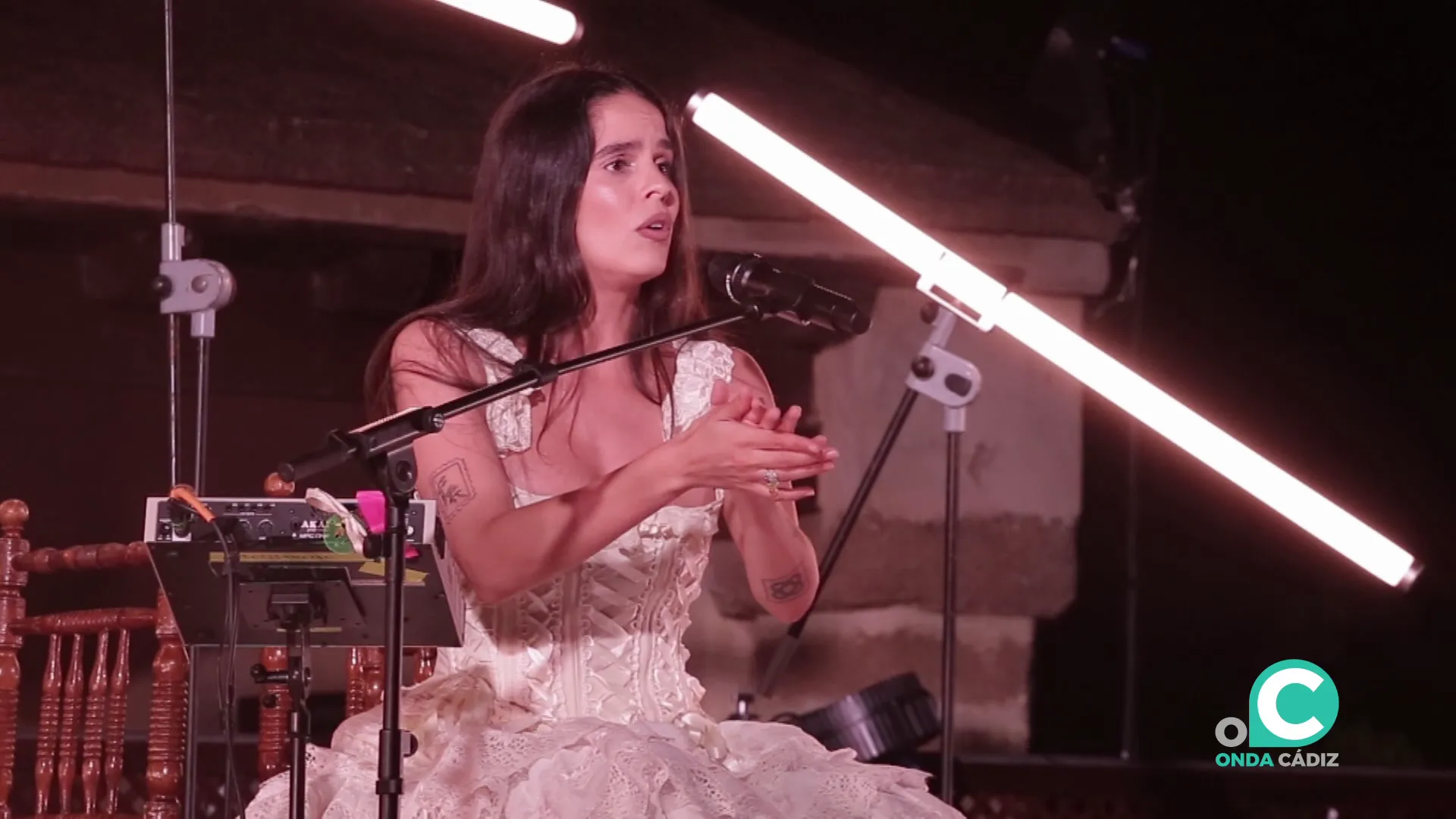 Ángeles Toledano en su cita durante el pasado fin de semana