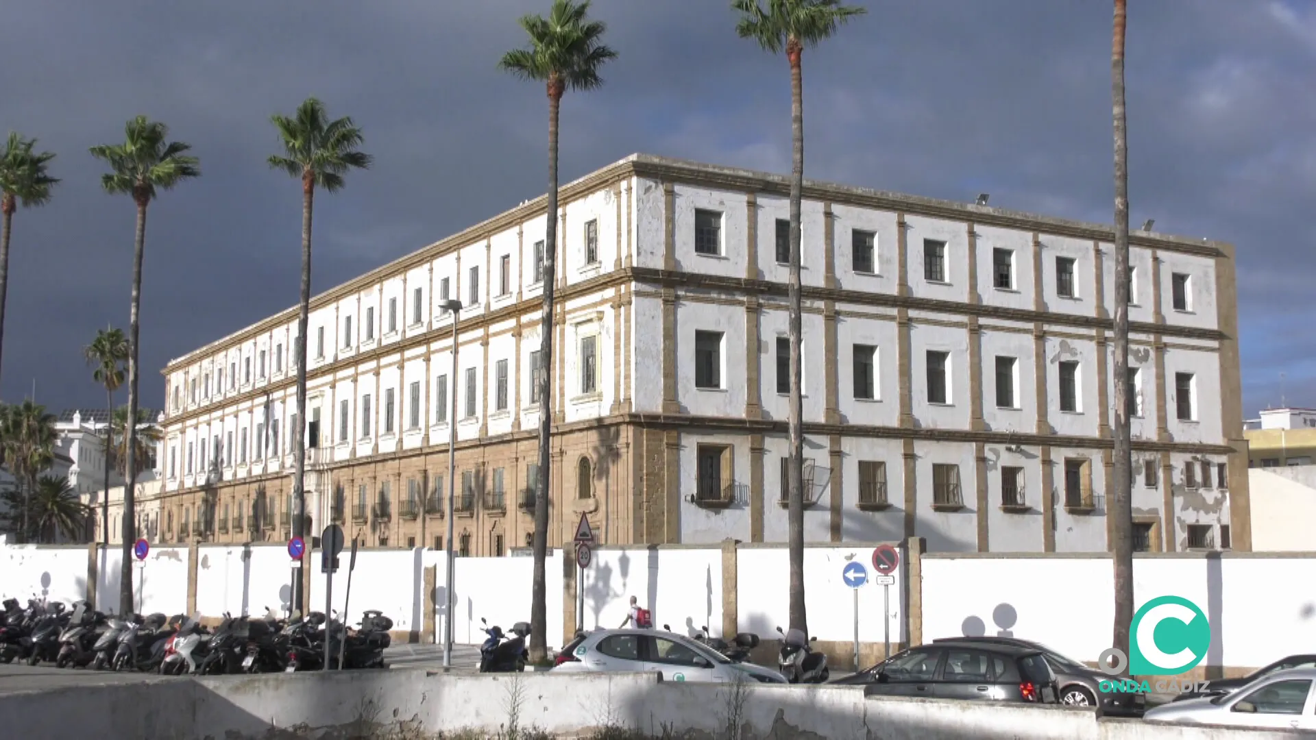 Vista del inmueble histórico