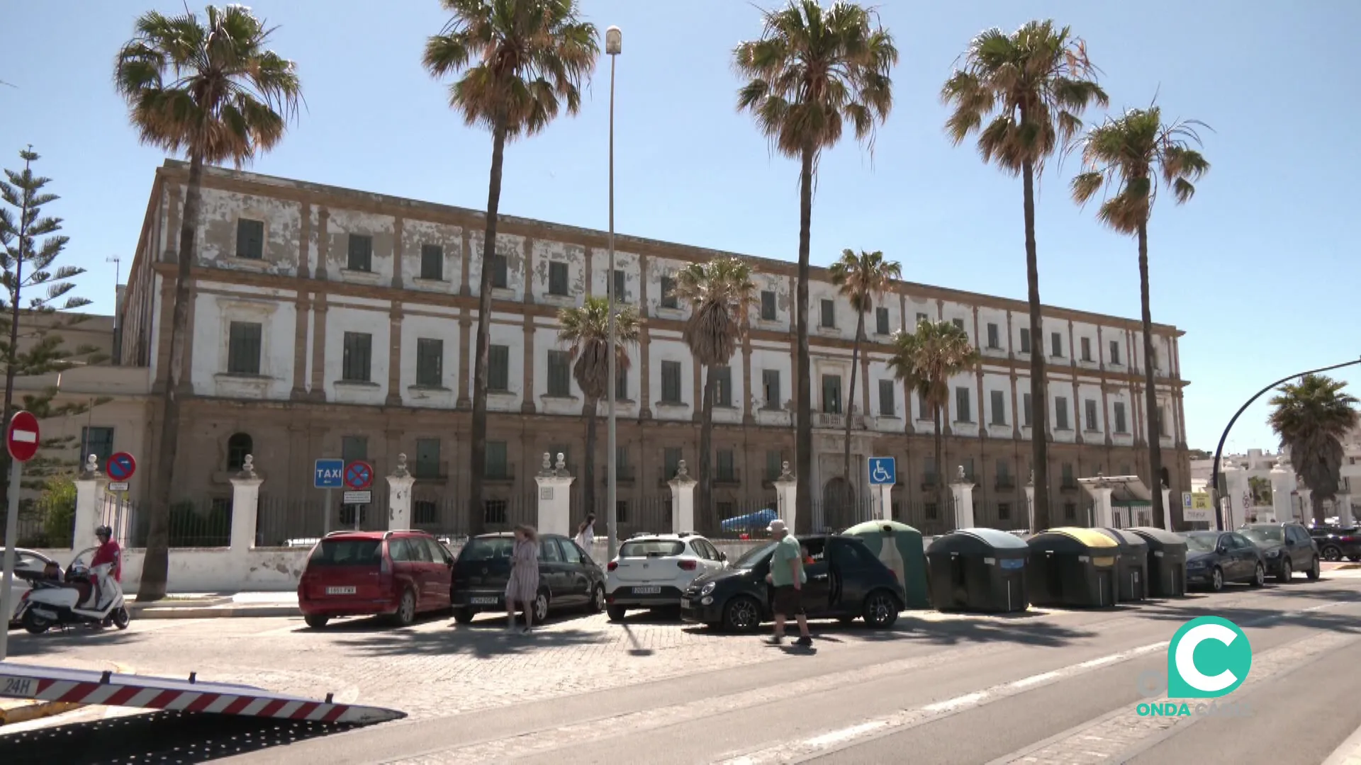 Vista del histórico edficio
