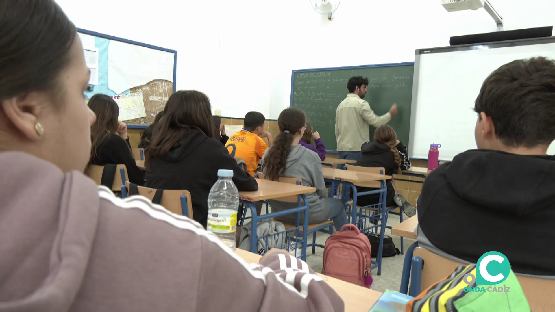 Imagen de archivo del interior de un aula del centro gaditano