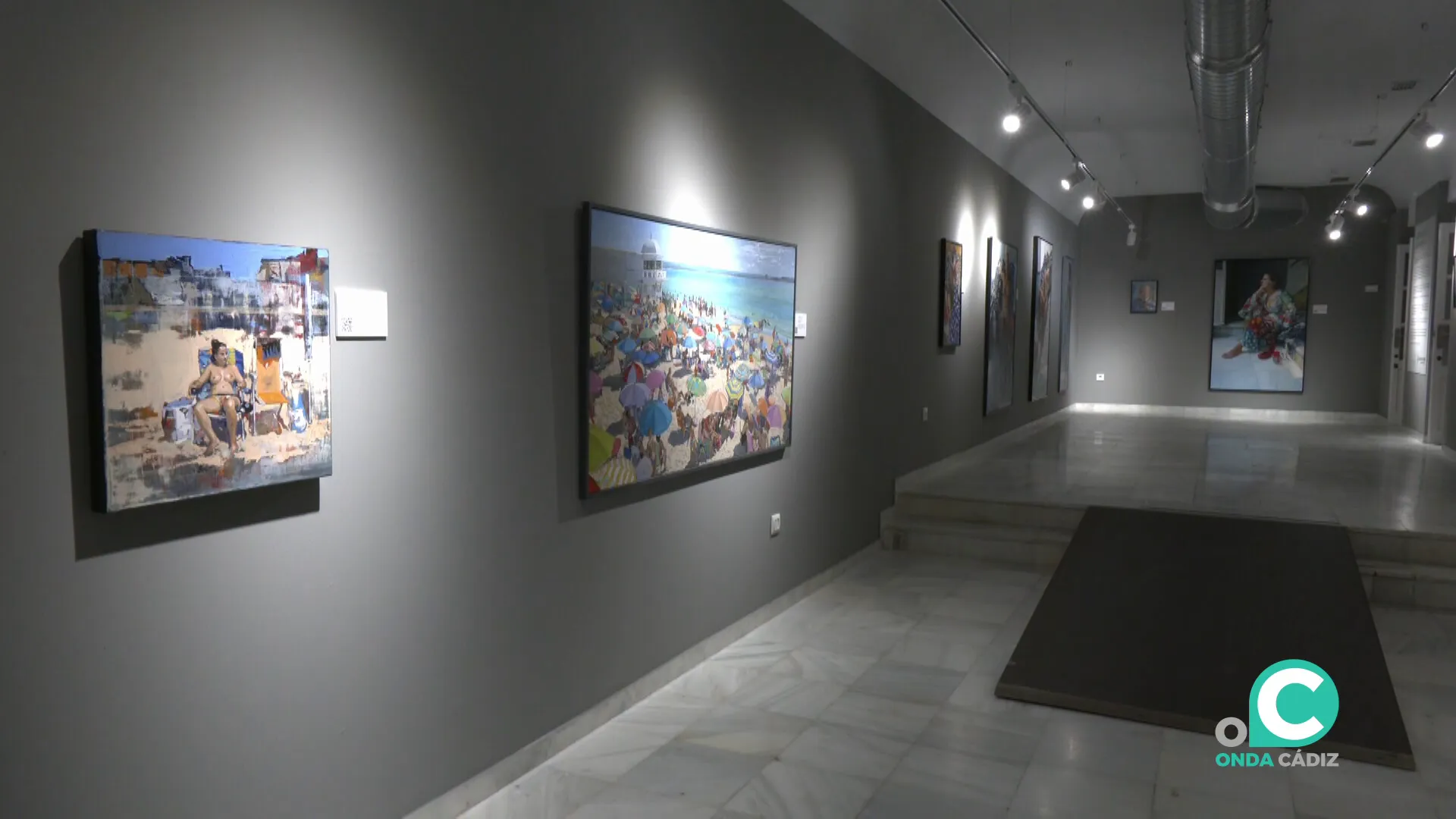 Las obras del autor gaditano estan abiertas al público hasta final de mes