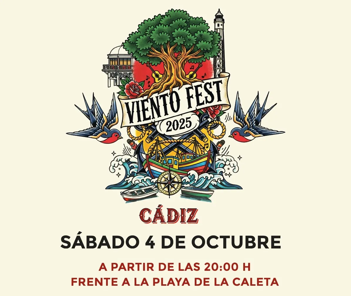 Cartel que ilustra el festival VientoFest, que se celebrará el 4 de octubre.