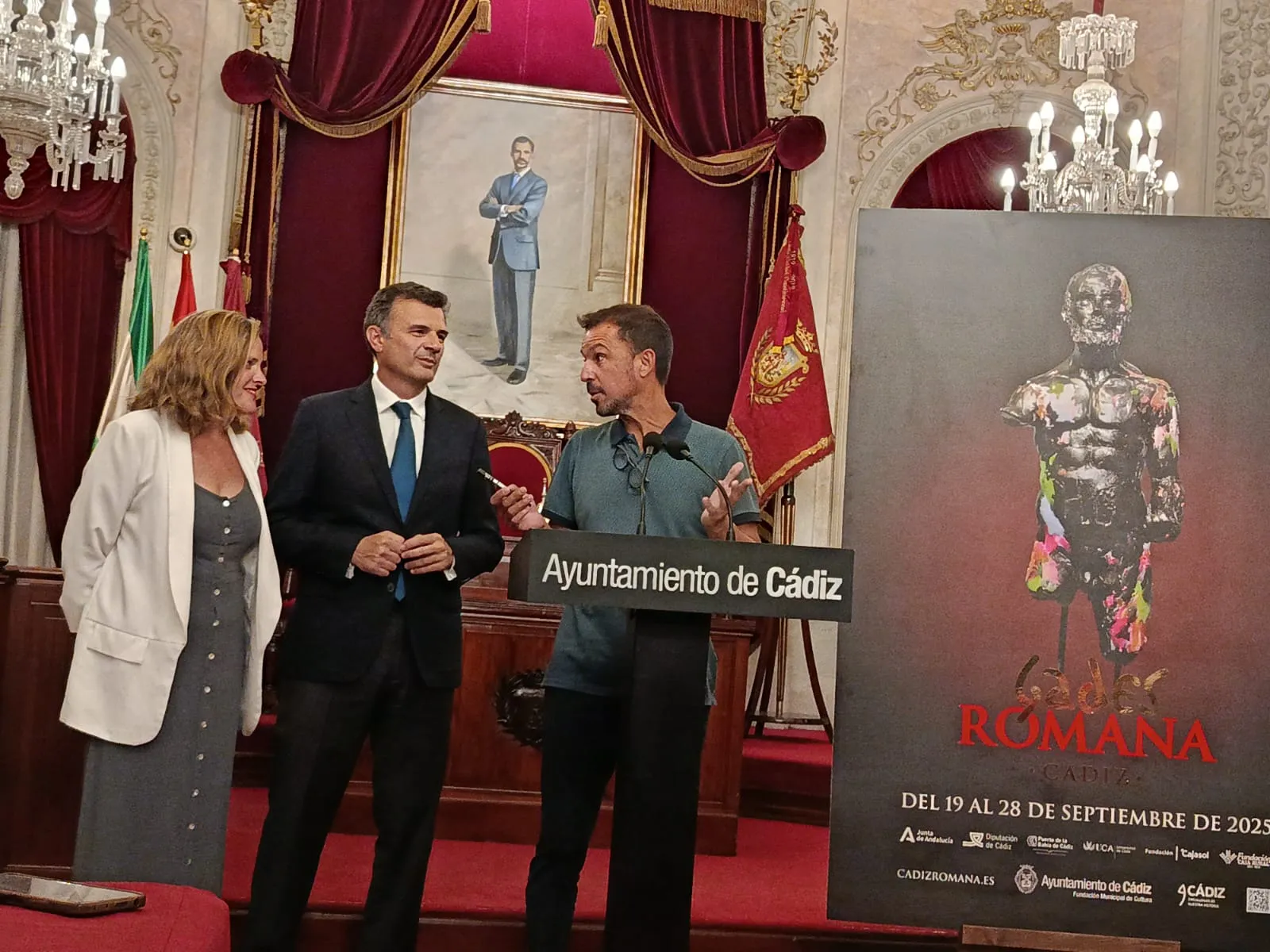 El Ayuntamiento convoca a la ciudadanía a participar en el espectáculo de clausura de 'Gades Romana'.