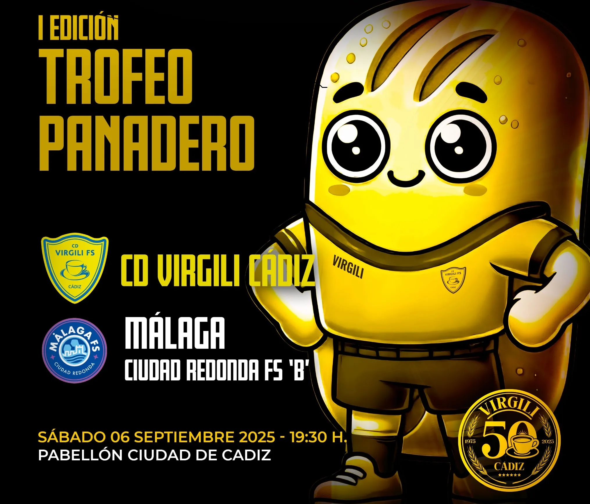 El Trofeo Panadero se suma a la programación del 50 aniversario del CD Virgili.