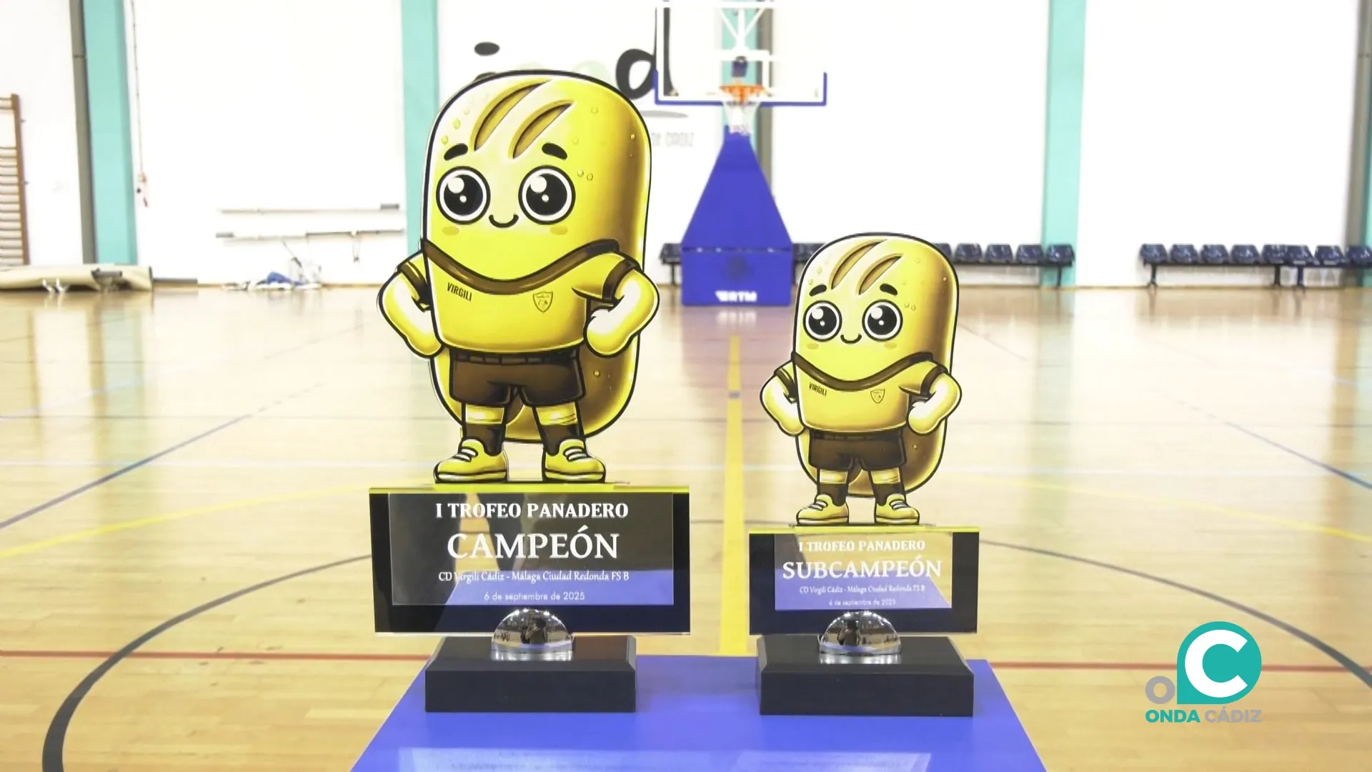 Imagen de los trofeos panaderos.