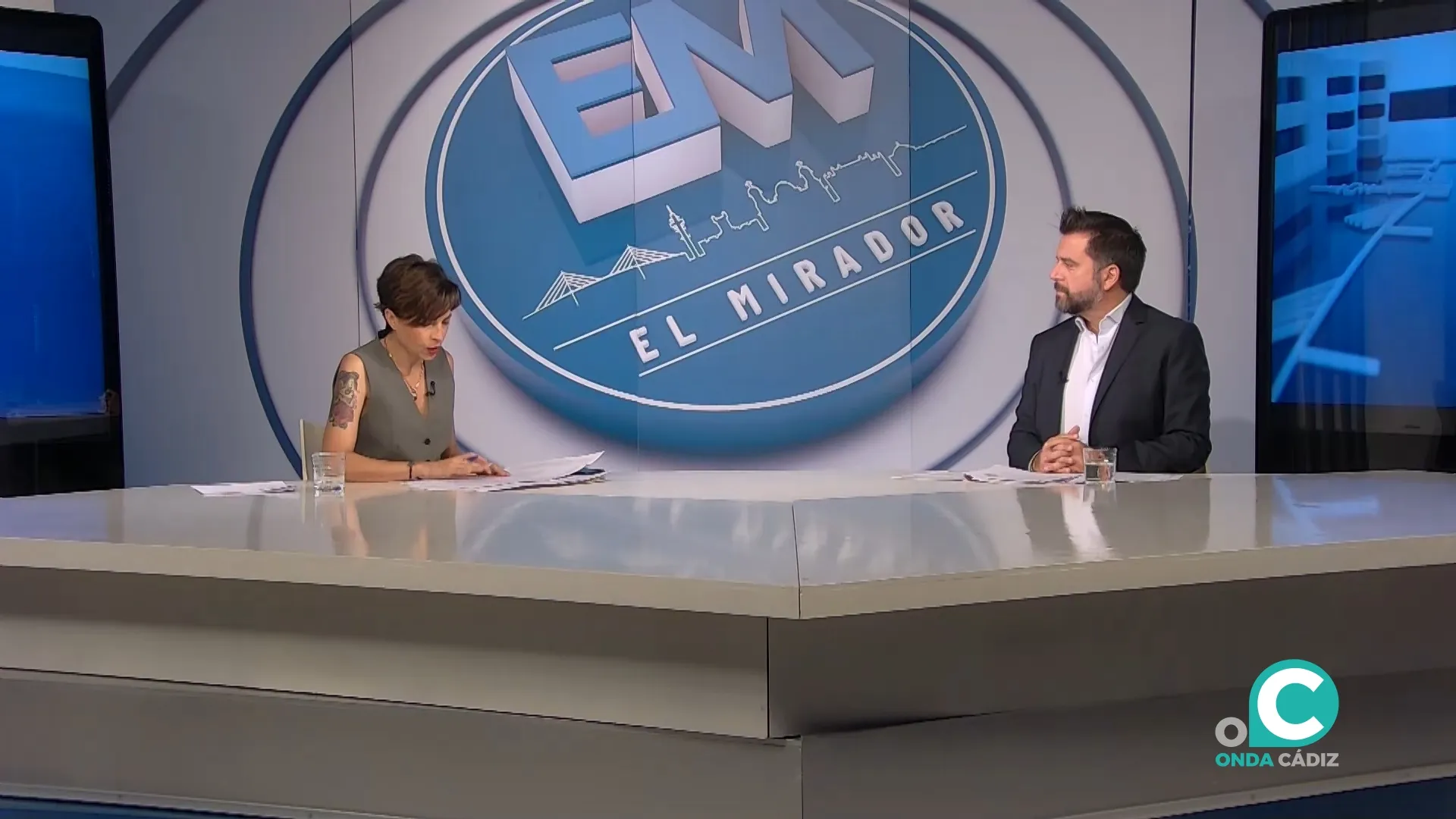 El delegado de la Zona Franca de Cádiz, Francisco González, en la entrevista este miércoles en El Mirador.