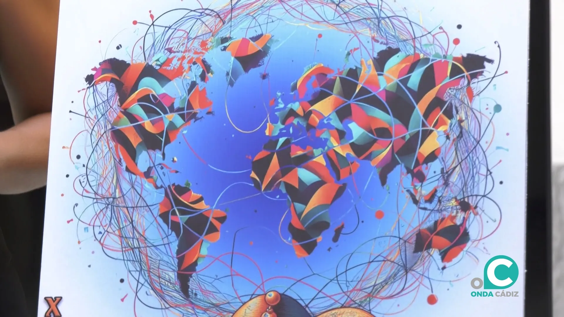 Cartel de la X edición de su Muestra Virtual Internacional.