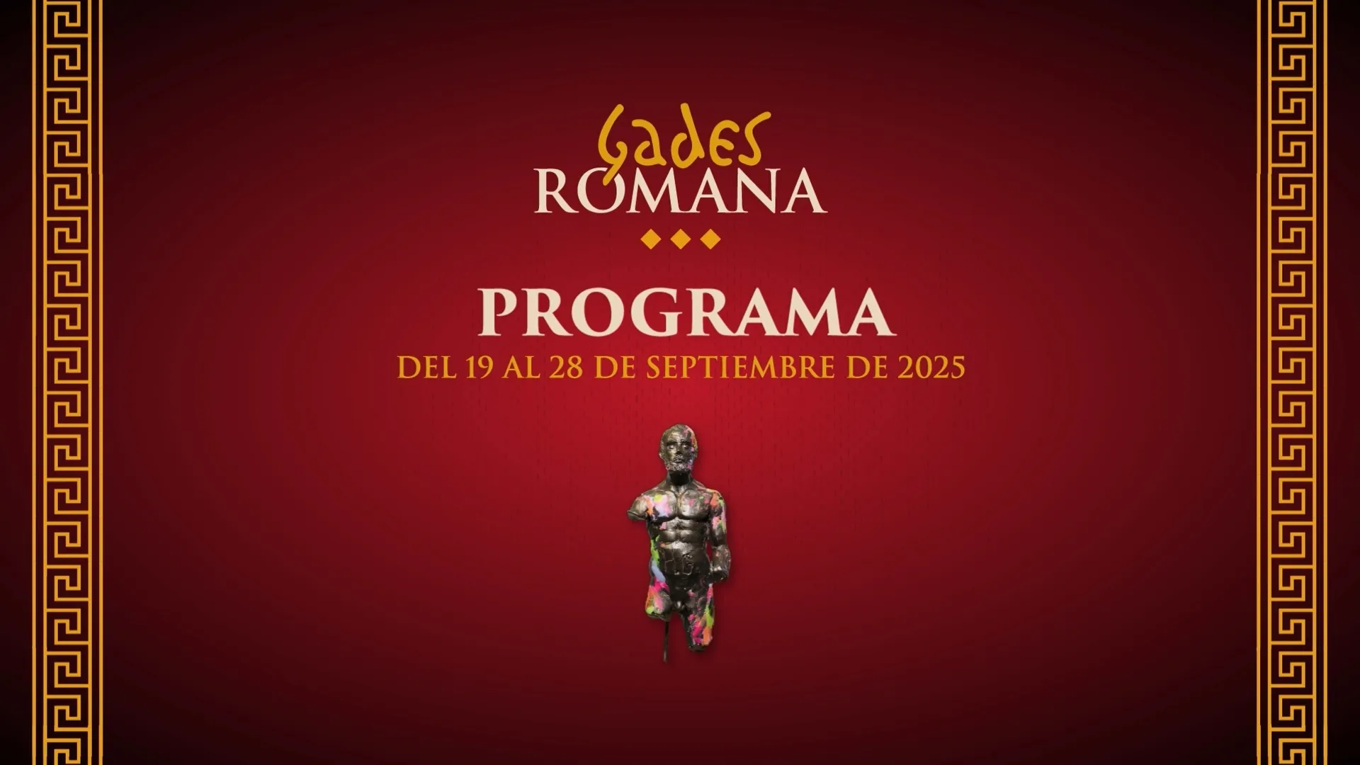 Gades Romana, del 19 al 28 de septiembre, en Cádiz. 