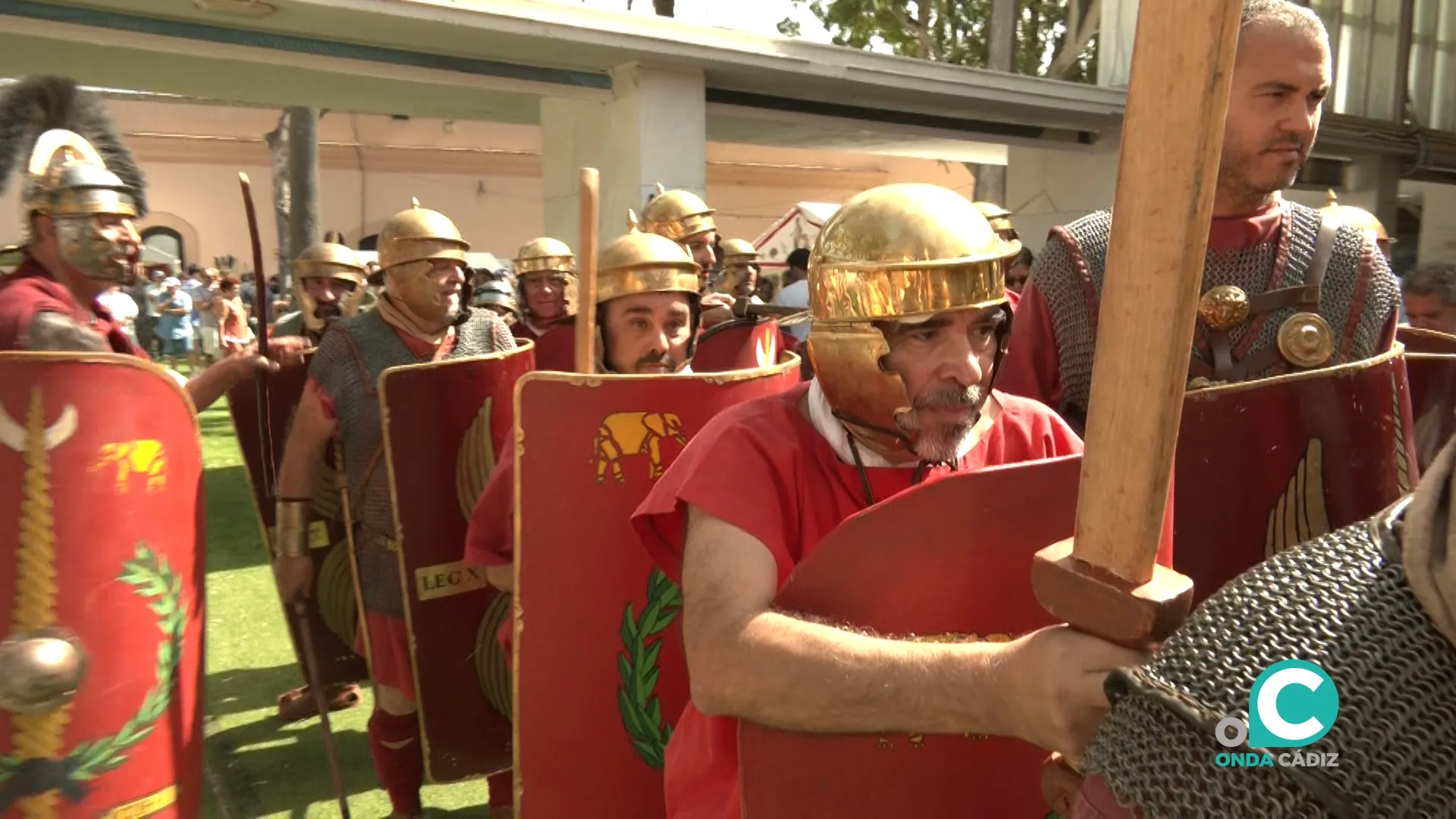 Recreación histórica en el Baluarte de la Candelaria.