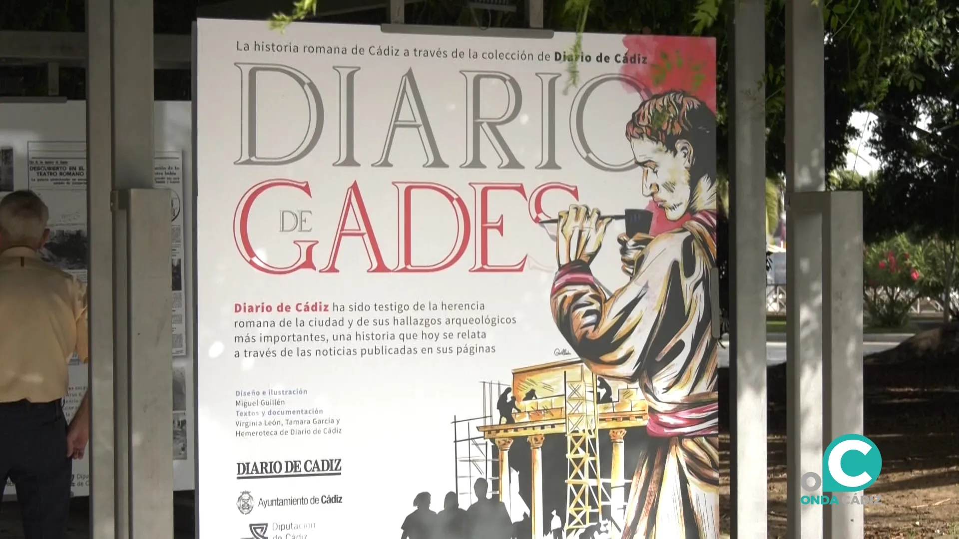 Diario de Gades se muestra en el Paseo de Canalejas. 