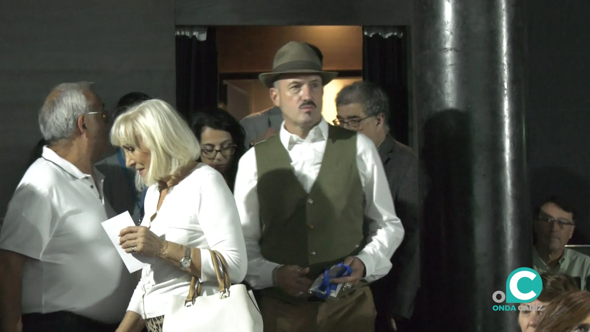 Álex O’Dogherty en la inauguración de  Alcances.