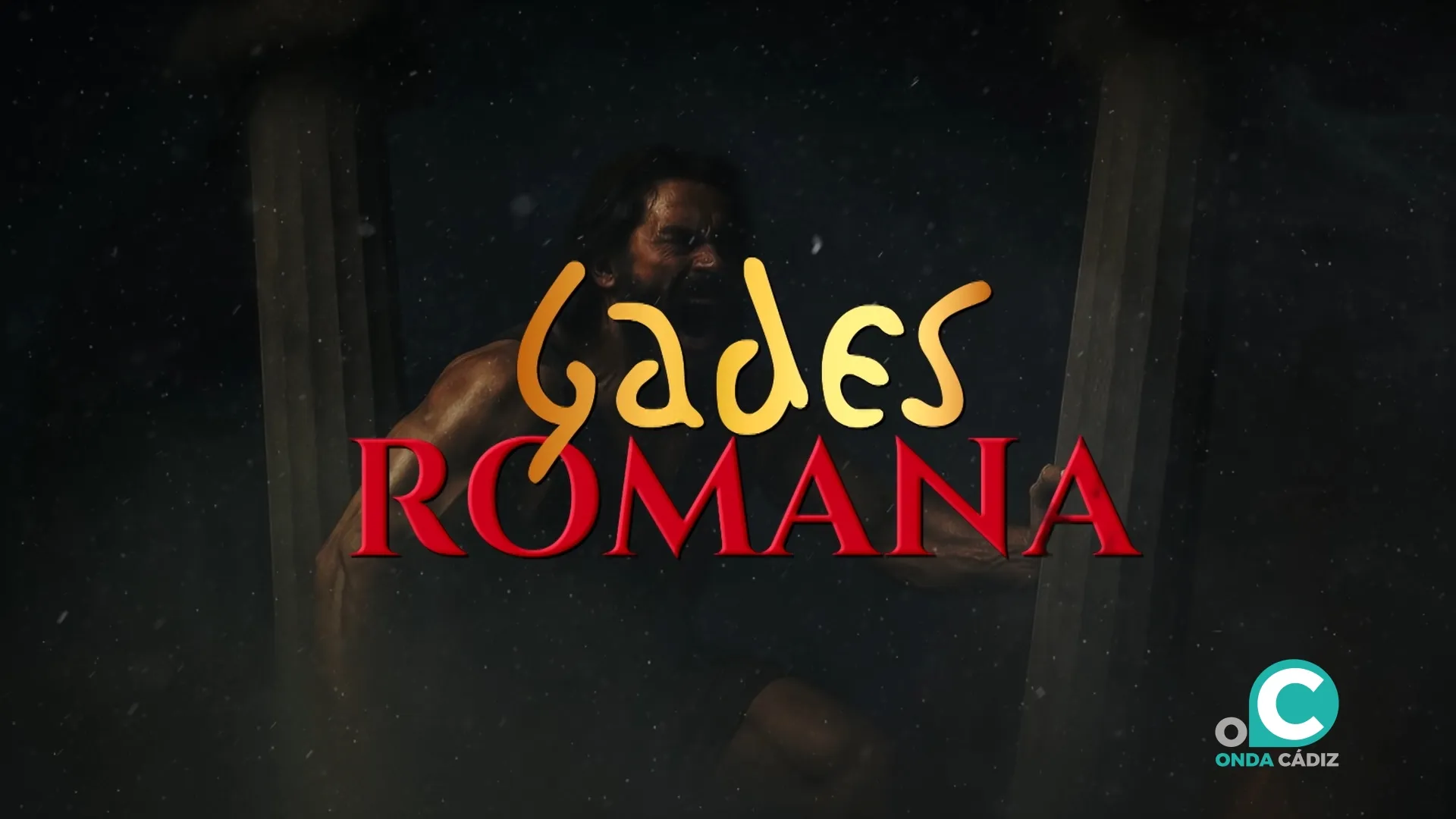 Imagen del spot promocional de Onda Cádiz dedicado a Gades Romana. 