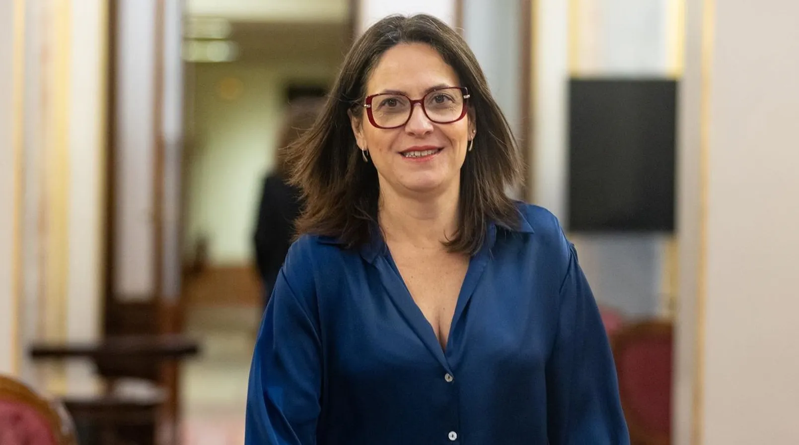 La diputada de Sumar Esther Gil de Reboleño.