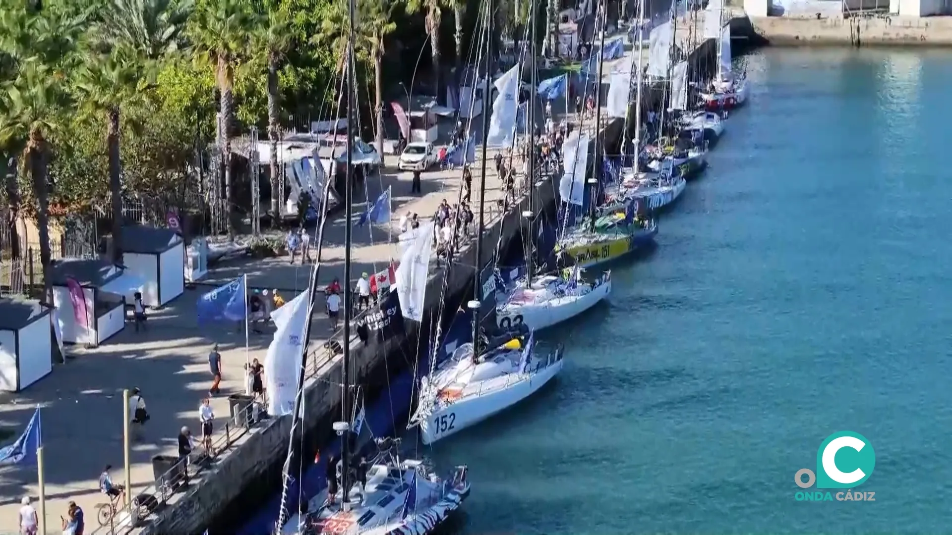 Unas de las estampas que nos ha dejado la Regata Globe 40 la pasada semana en la ciudad. 