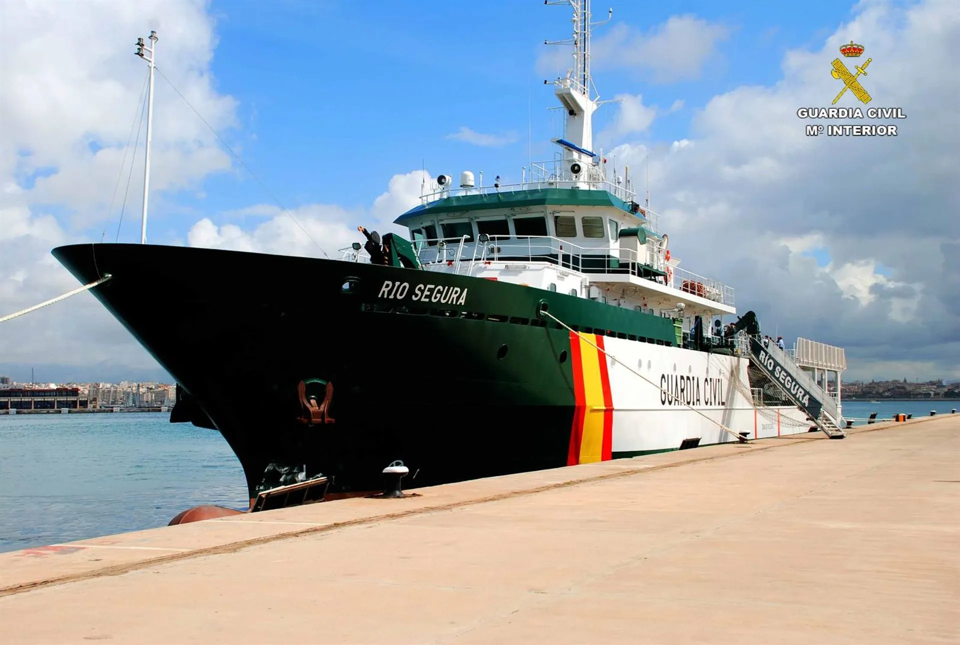 Imagen de archivo de un patrullero de la Guardia Civil 'Río Segura'.