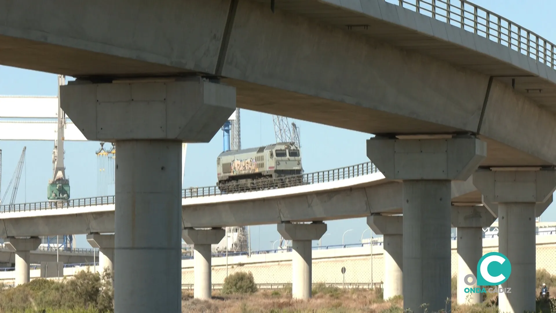 Comienzan las pruebas de carga para la llegada del tren de La Cabezuela.
