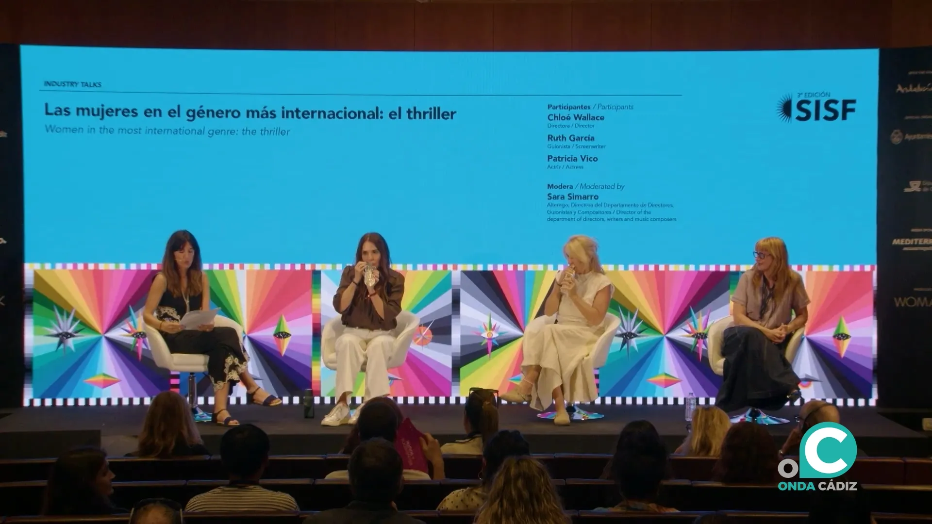 Una de las actividades enmarcadas en el programa del festival de series South, celebradas este martes.