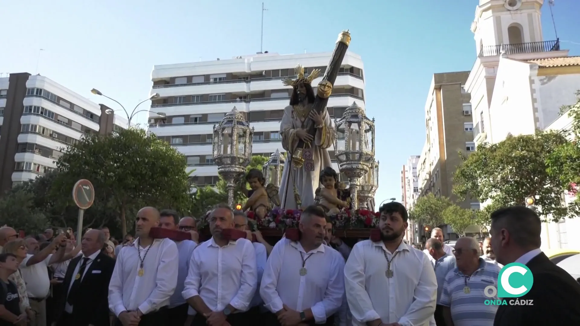 El Regidor Perpetuo por la plaza de Santo Tomás el pasado lunes