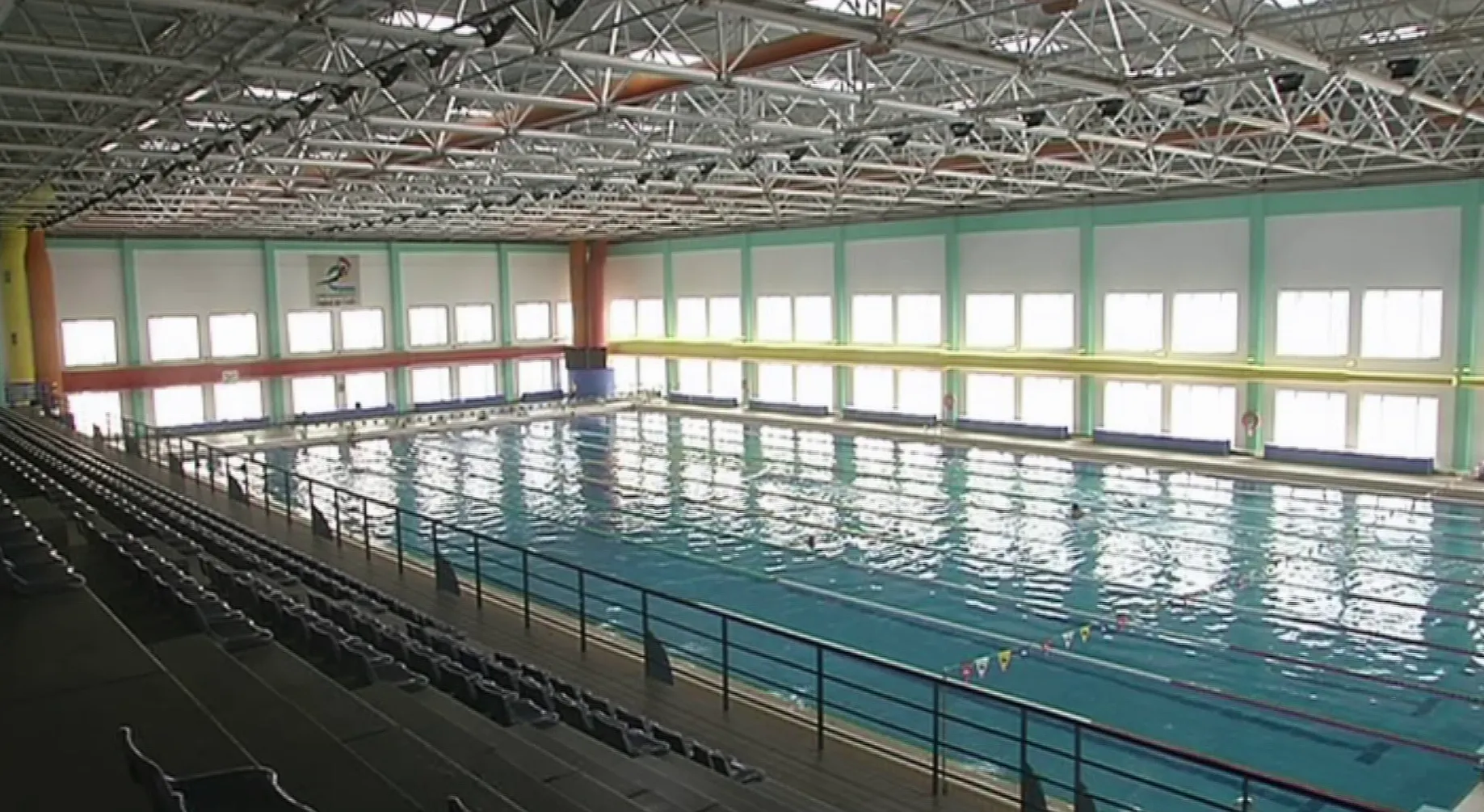 Imagen de la piscina del Pabellón Ciudad de Cádiz