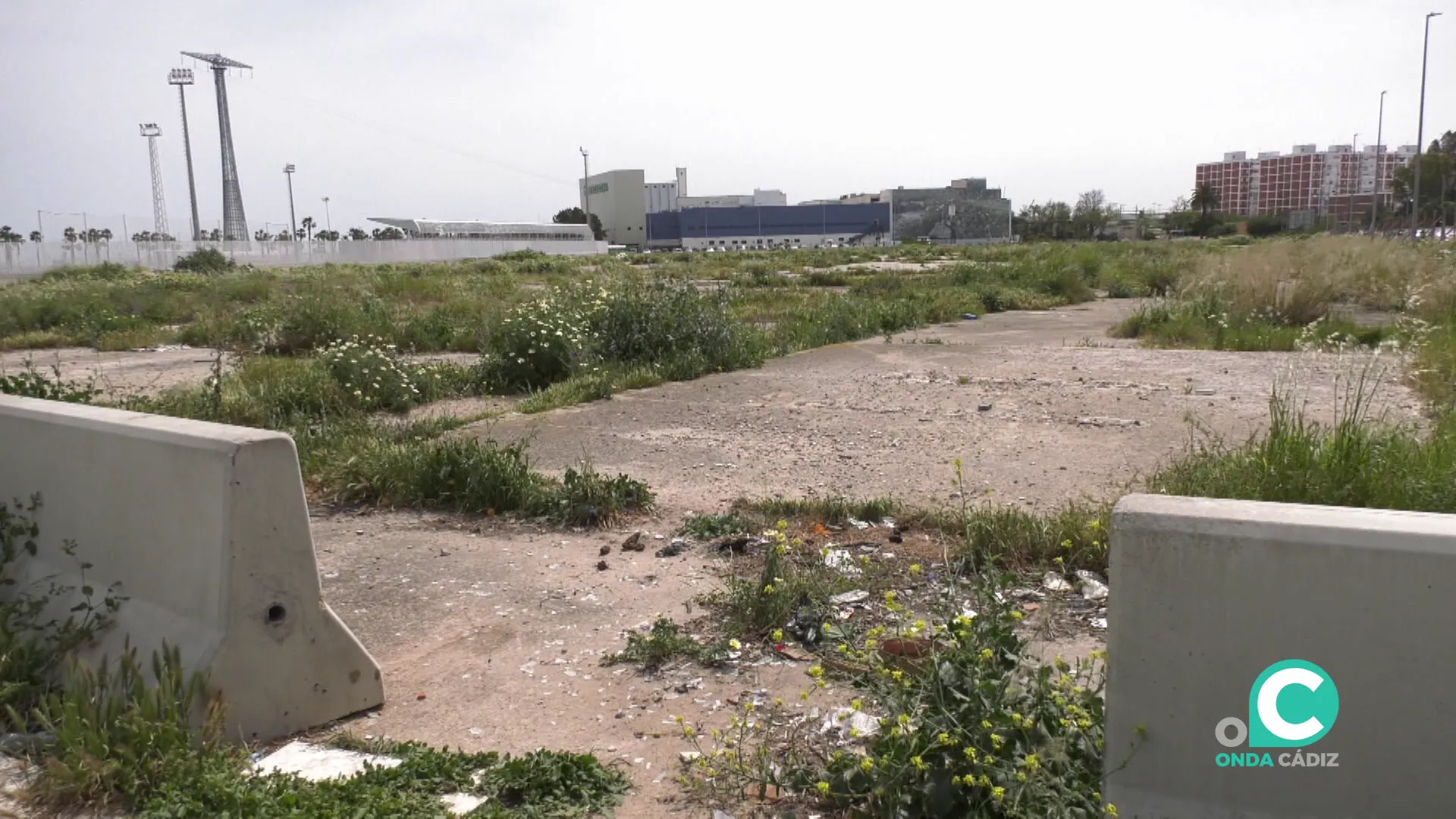 Terrenos destinados para el proyecto en la capital gaditana