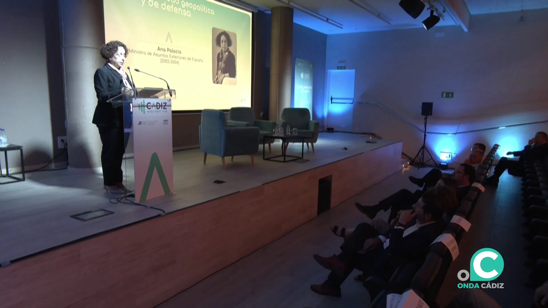 La ex ministra de Asuntos Exteriores, Ana Palacios durante su intervención