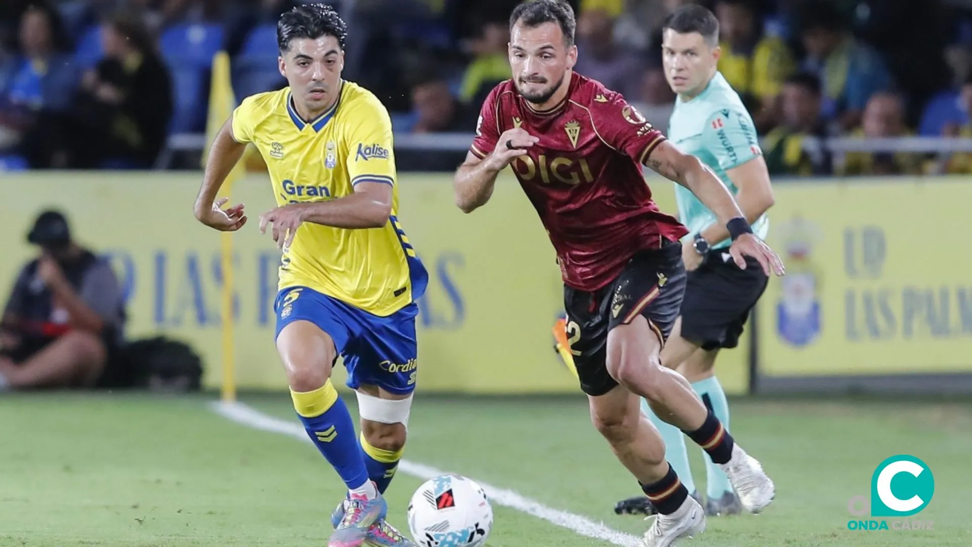 Tabatadze en una acción del encuentro (Foto: La Liga)