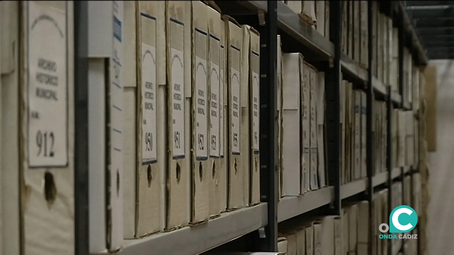 Interior del Archivo Histórico Municipal. 