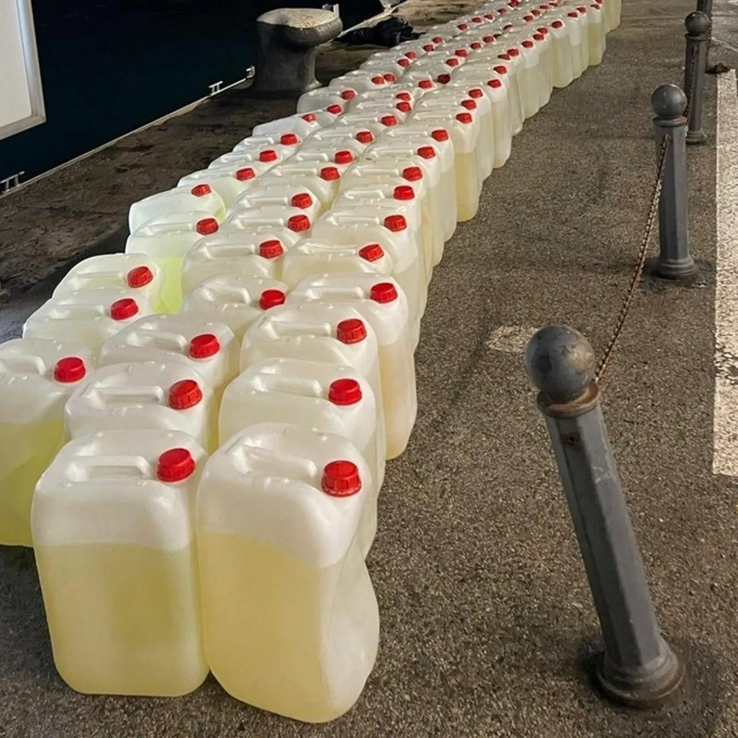 Genero incautado durante la acción policial