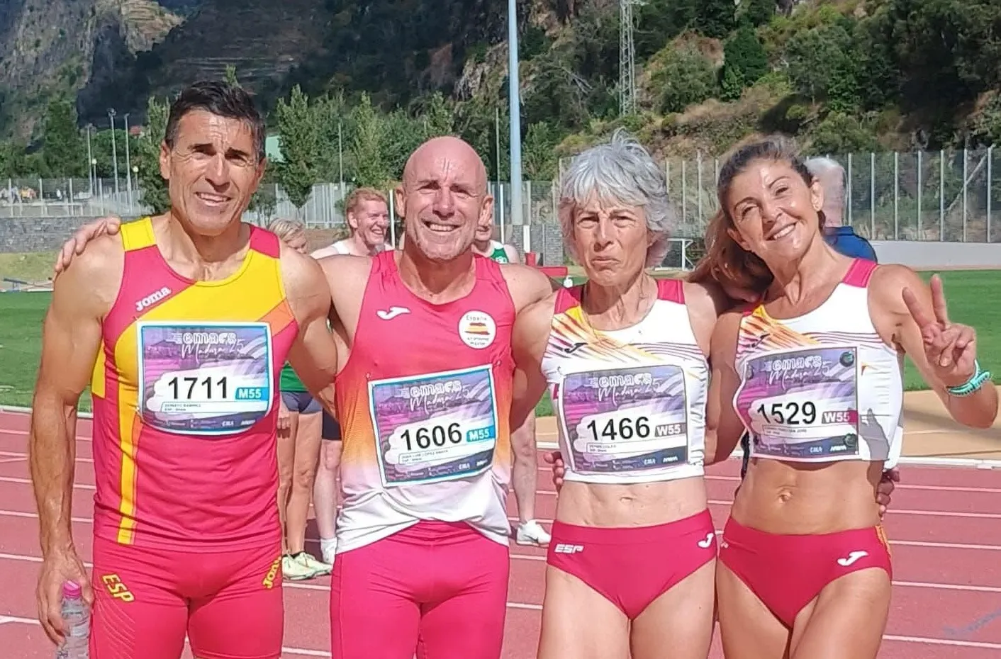 La atleta Carmen Franco se convierte en campeona de Europa Máster de relevos con la Selección Española.