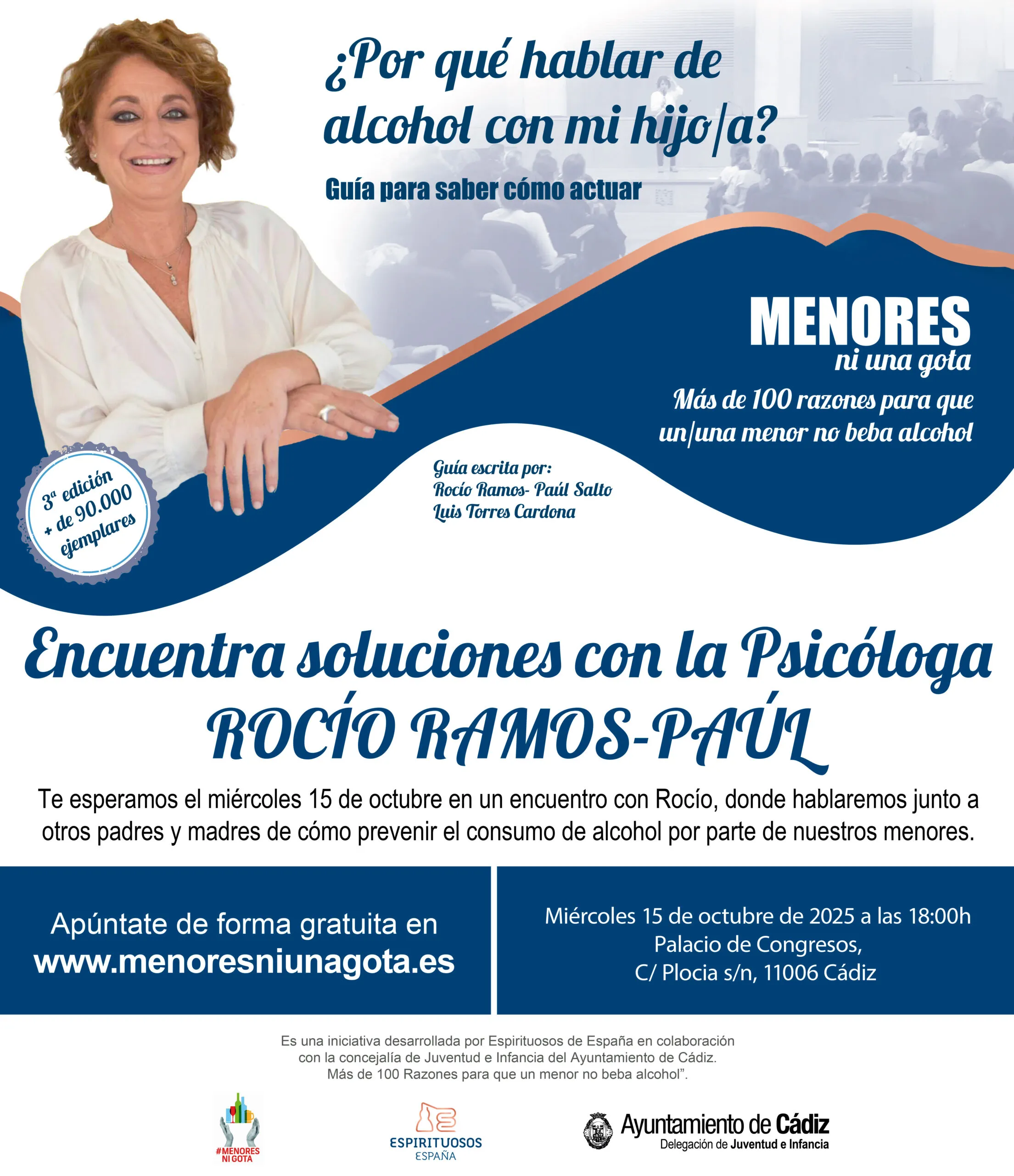 La psicóloga Rocío Ramos-Paúl ofrece este miércoles una charla en Cádiz. 