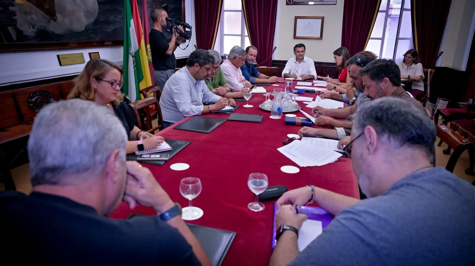 Consejo de Participación del COAC celebrado en el Ayuntamiento de Cádiz