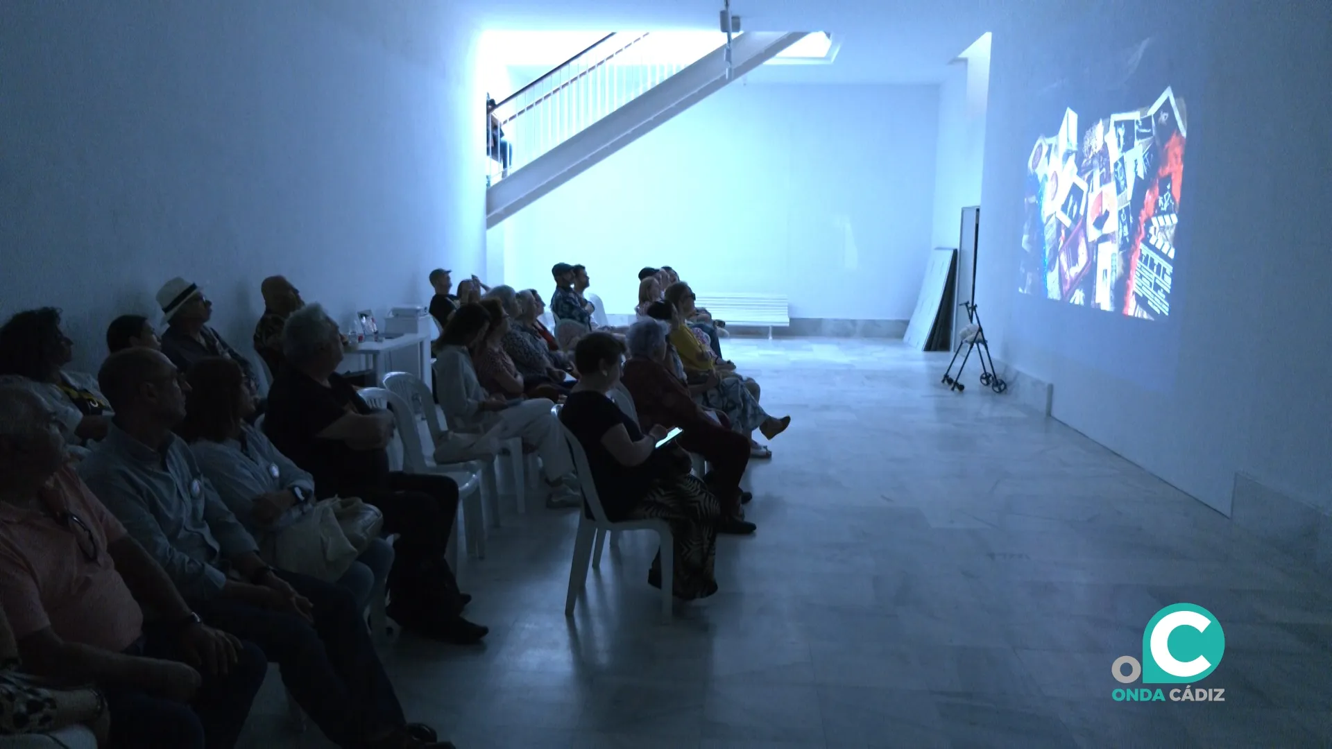 Momento de la proyección de 'La balada perdida' en el ECCO.