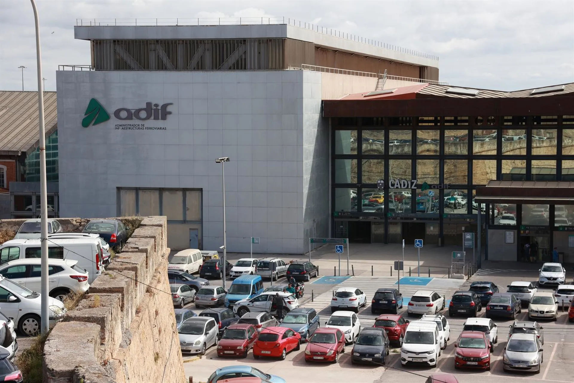 Estación de tren de Cádiz capital en una imagen de archivo.