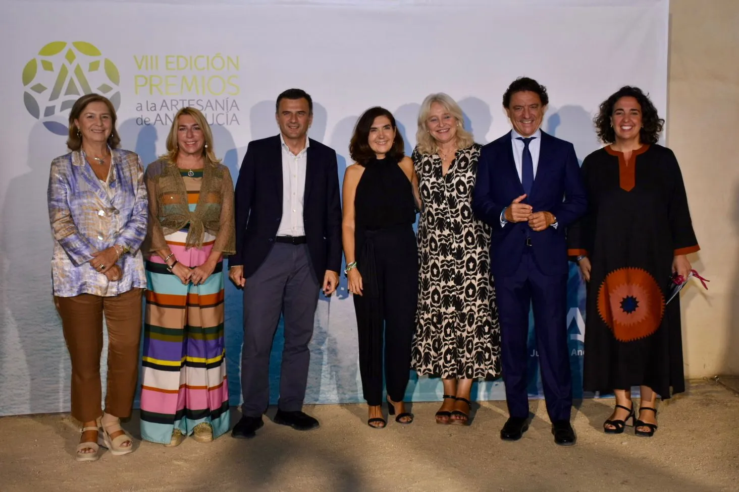 Los reconocidos tras la finalización del acto