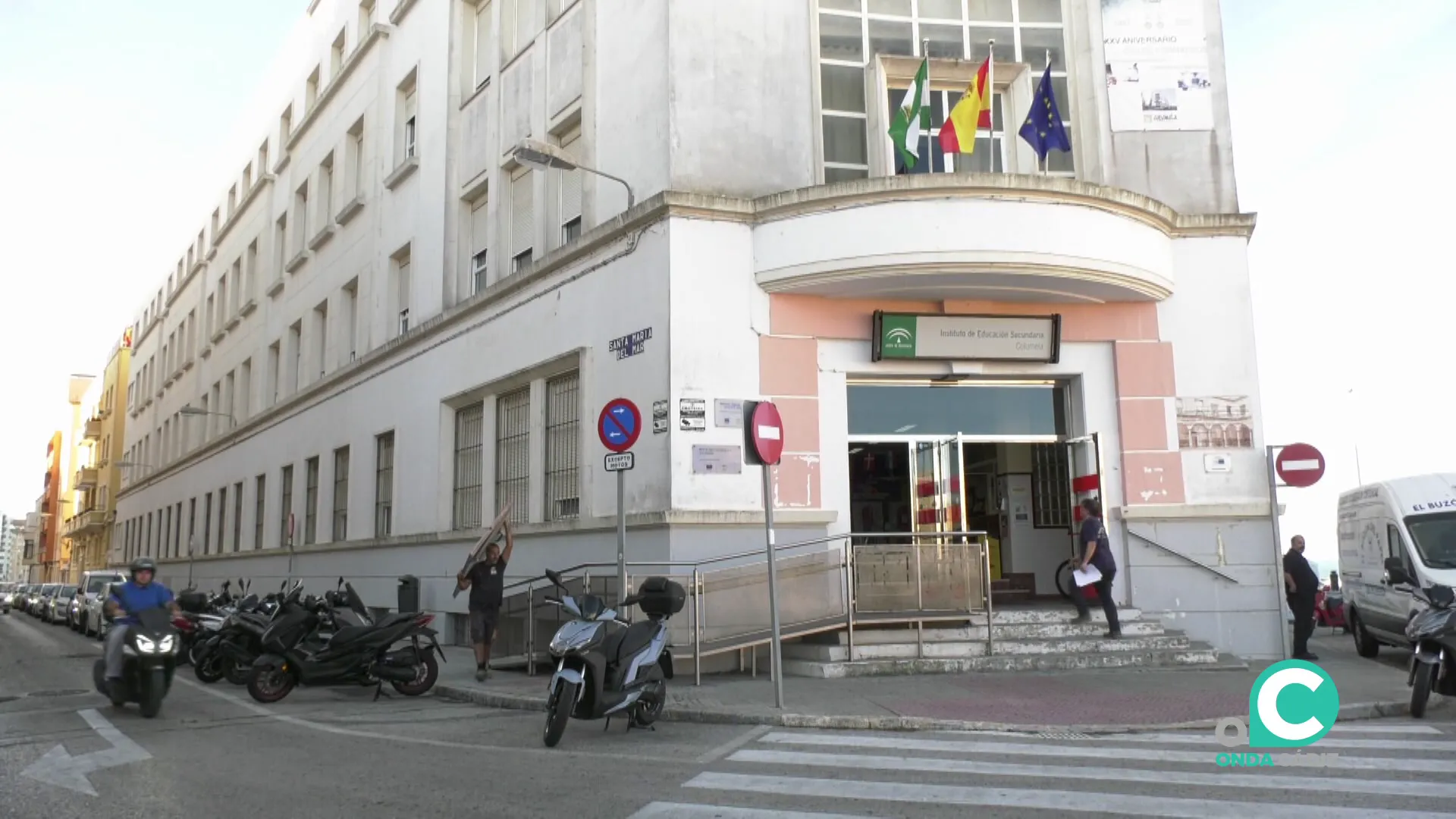 Fachada del centro gaditano