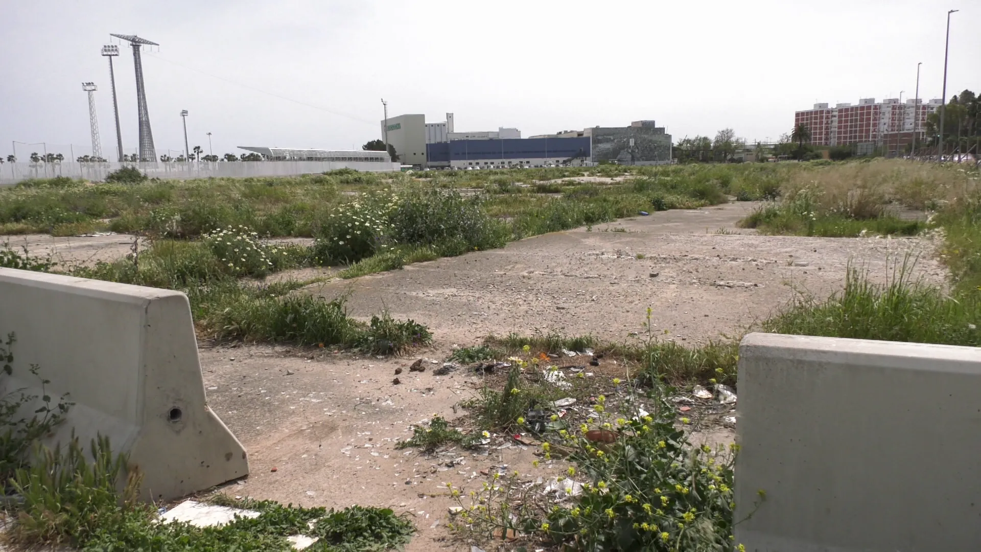 Terrenos donde se ubicará el nuevo centro