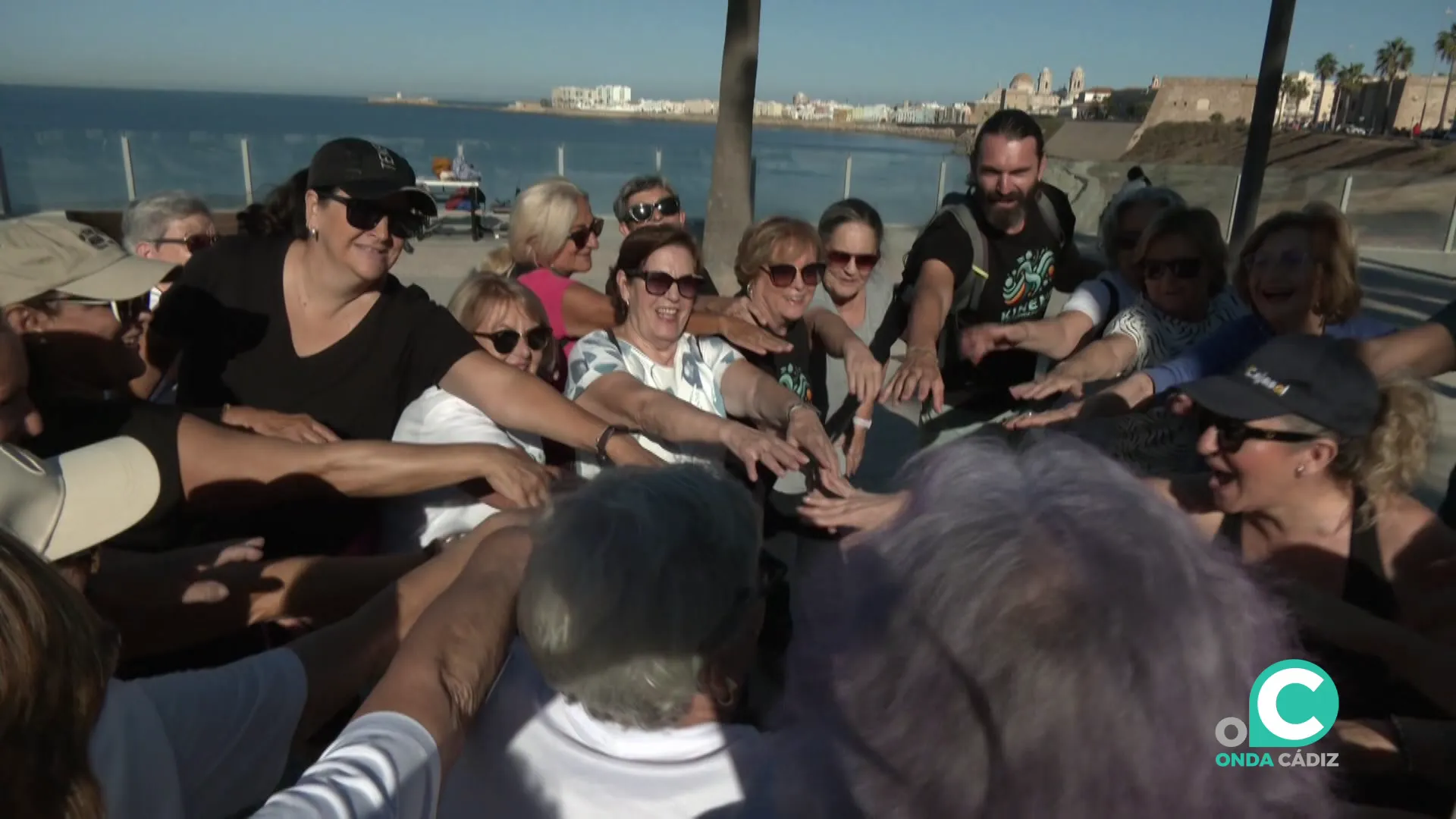 La participación resultó lúdica y divertida en el Paseo Marítimo