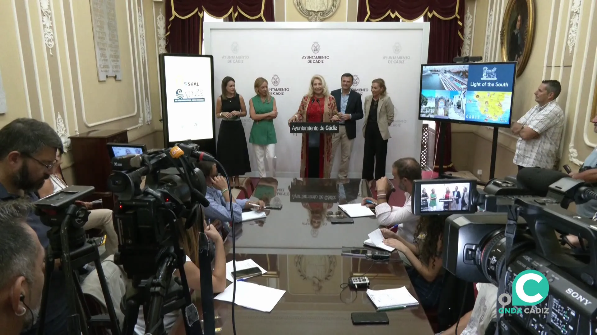 Un momento de la presentación del acontecimiento, este lunes, en el Ayuntamiento