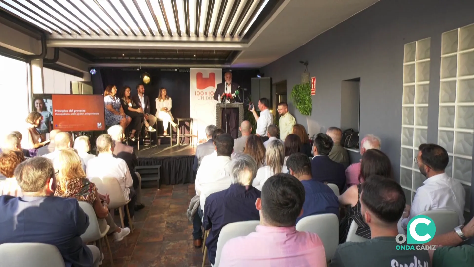 Momento del acto celebrado en la capital gaditano el pasado jueves