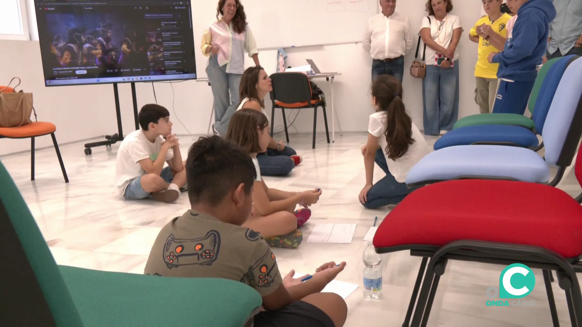 Un momento del acto de bienvenida que abría el curso  