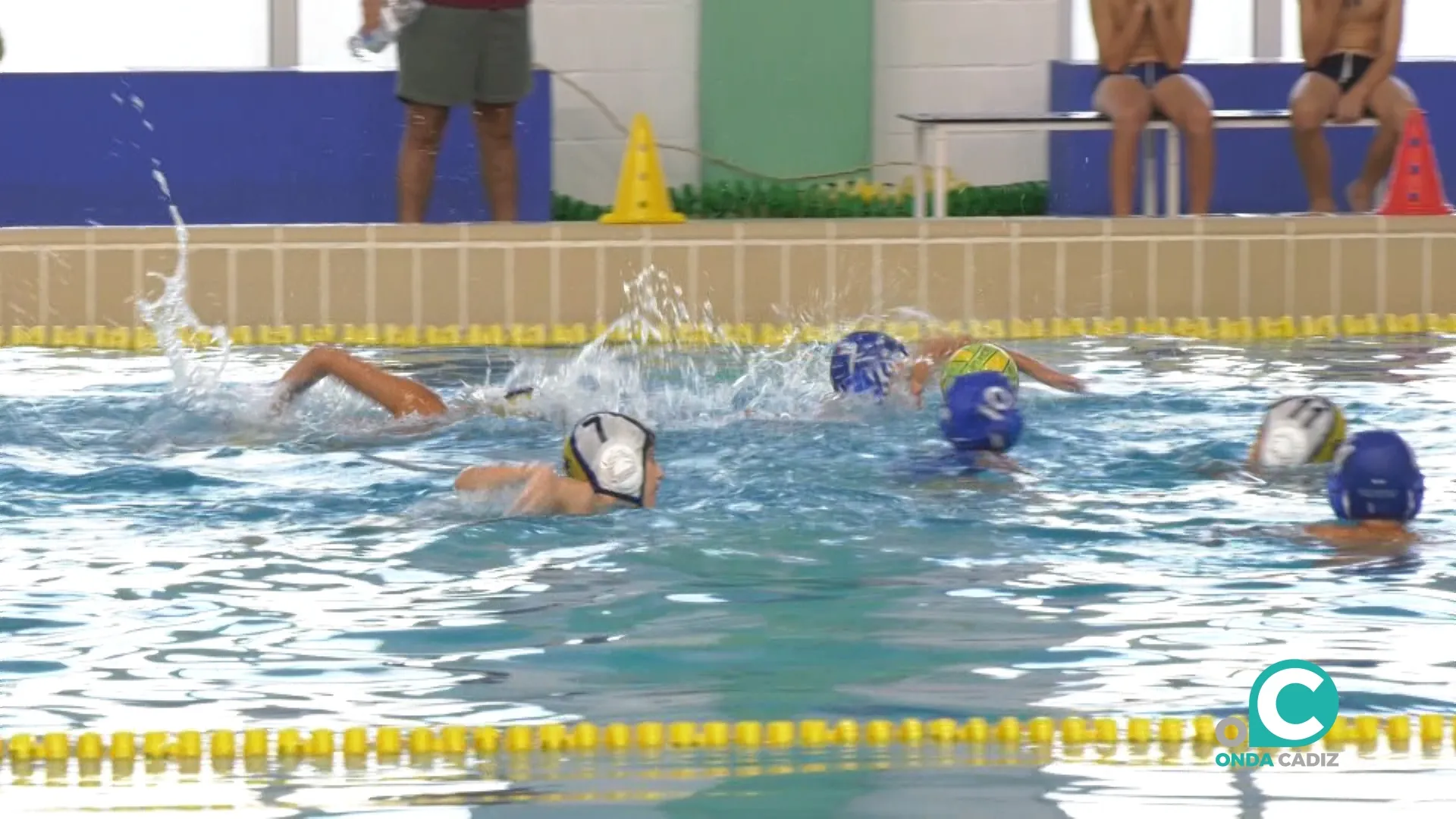 Partido del Club Waterpolo Cádiz. 