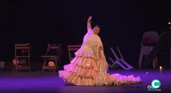 La obra está basada en el texto evangélico de San Lucas en el que la Virgen María llega a la casa de su prima Isabel