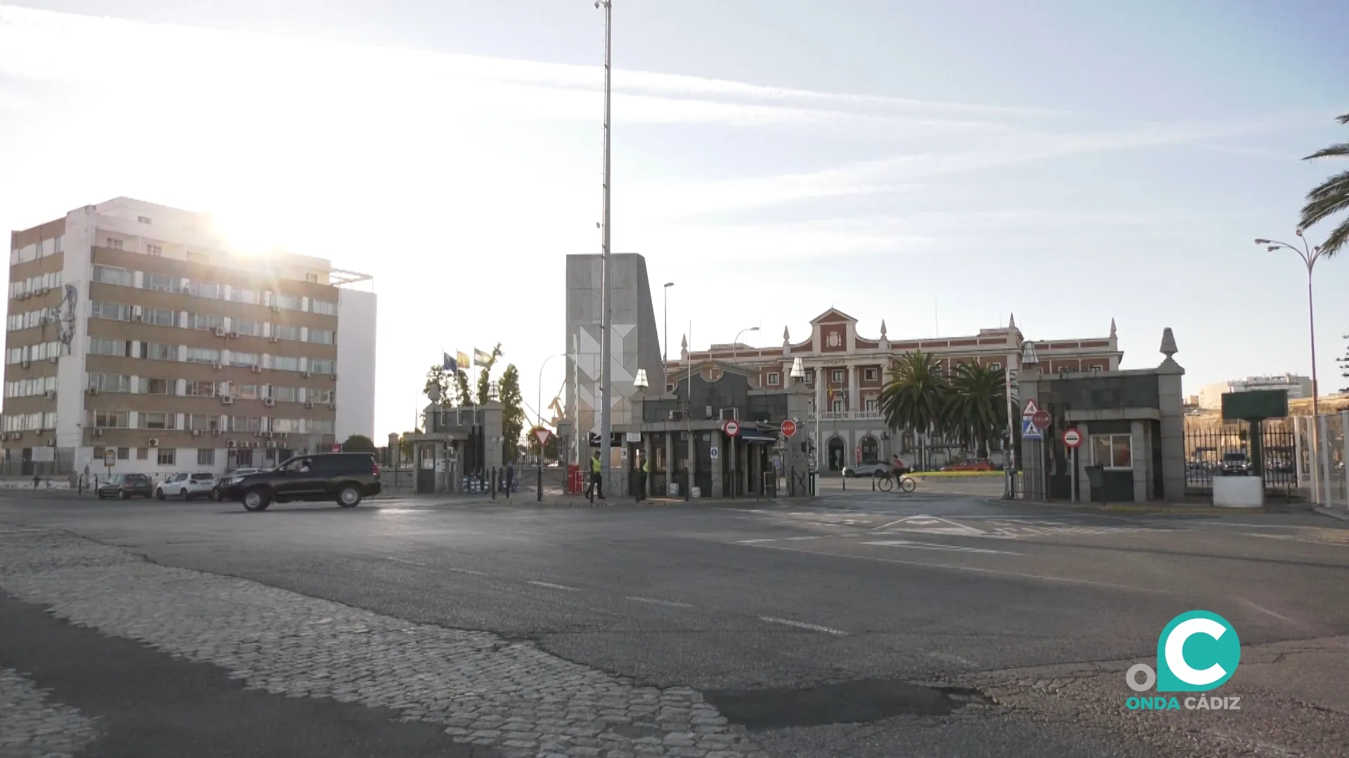 Muelle de la ciudad de Cádiz. 
