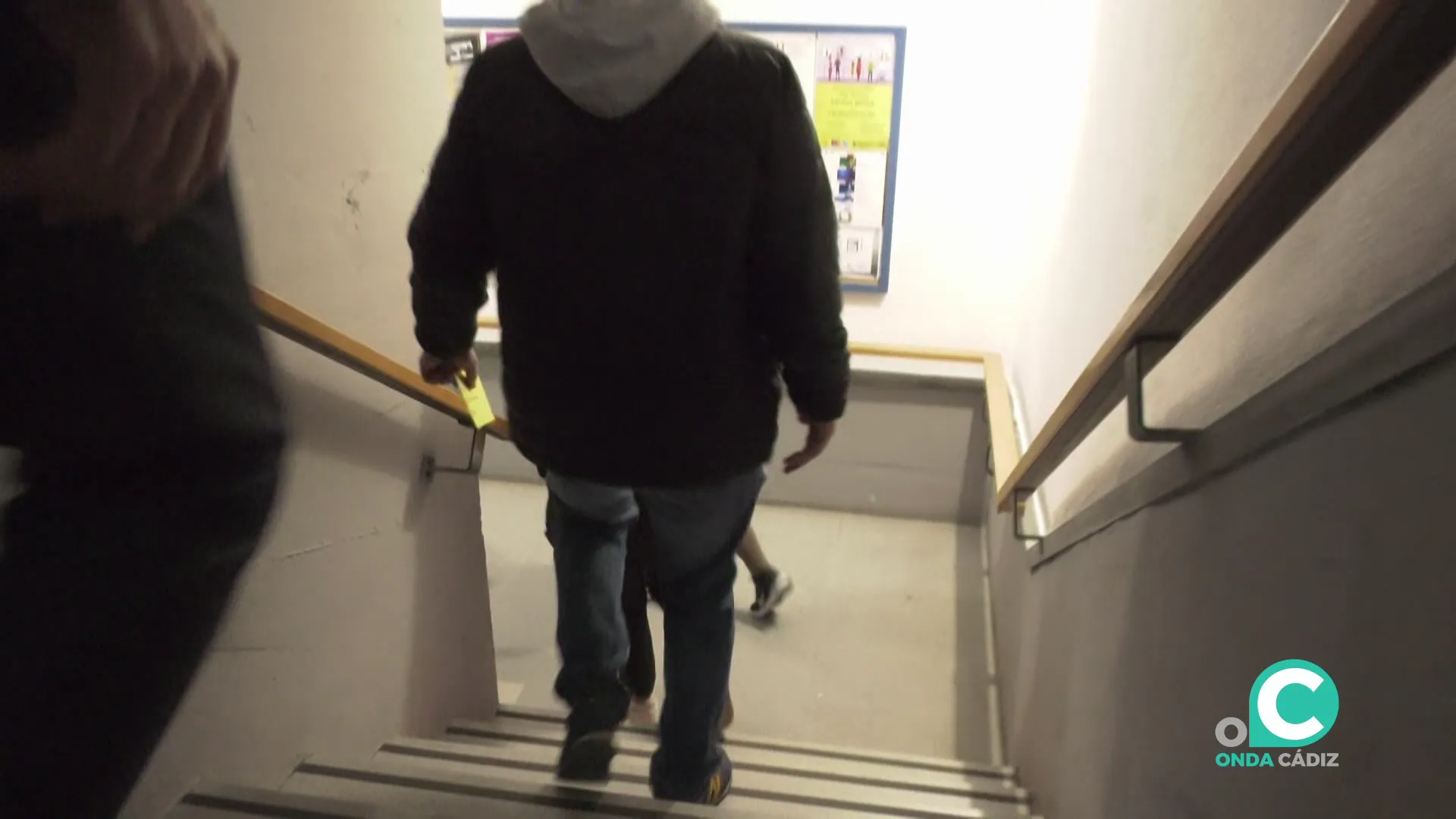 Evacuación en un centro escolar en una imagen de archivo