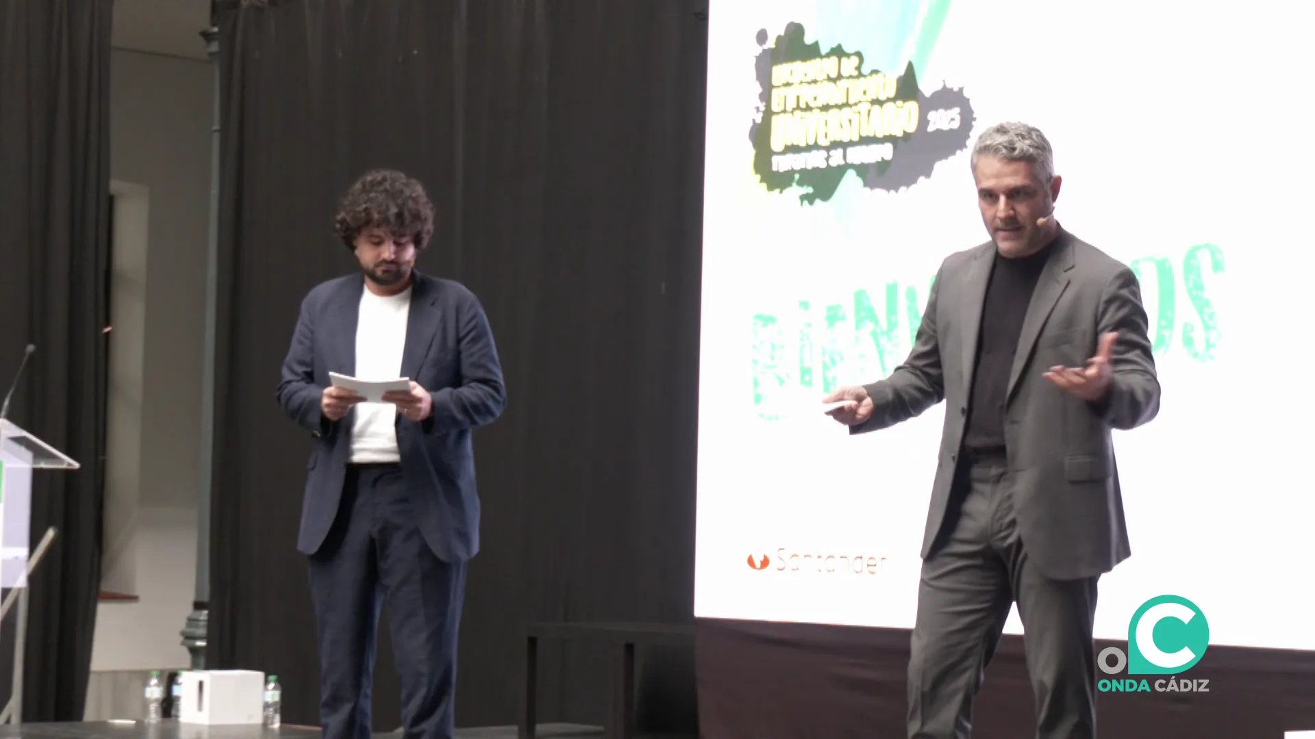 Una de las intervenciones de la cita celebrada este viernes en el Aulario La Bomba